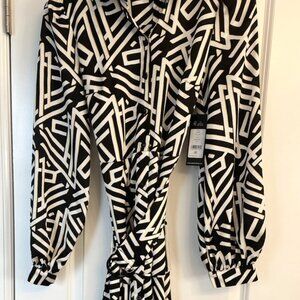 New Womens Karl Lagerfeld Long Sleeve Dress